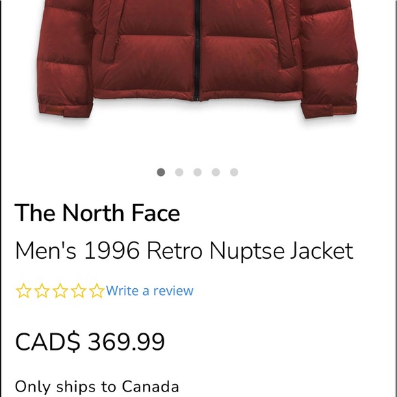 The North Face 1996 Retro Nuptse Jacket - Brick House Red - Picture 11 of 12